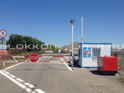 Контрольно-пропускной пункт (КПП) для строй объекта Аэропорт Южный в Базарном Карабулаке